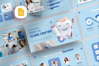 Dental Clinic Center Google Slide Template